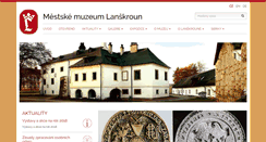 Desktop Screenshot of muzeumlanskroun.cz